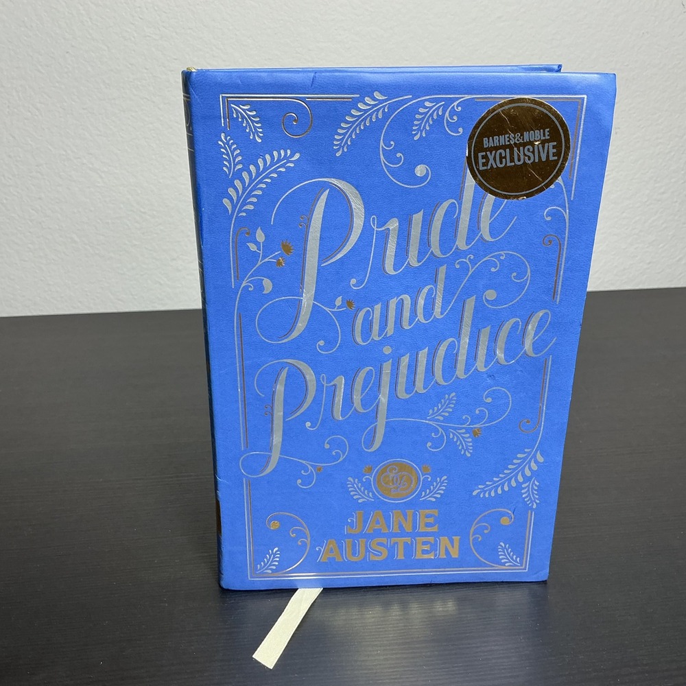 Barnes & Noble Pride and Prejudice Jane Austen Blue Leather Collectible Edition